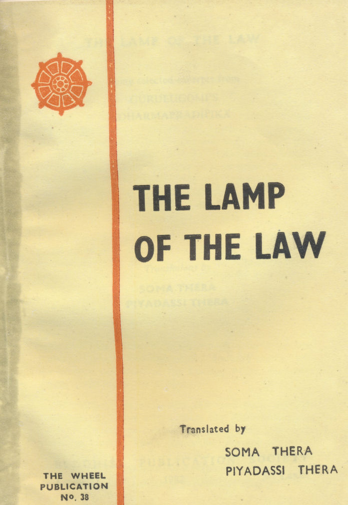 Lamp of the Law, The: Dharmapradipika