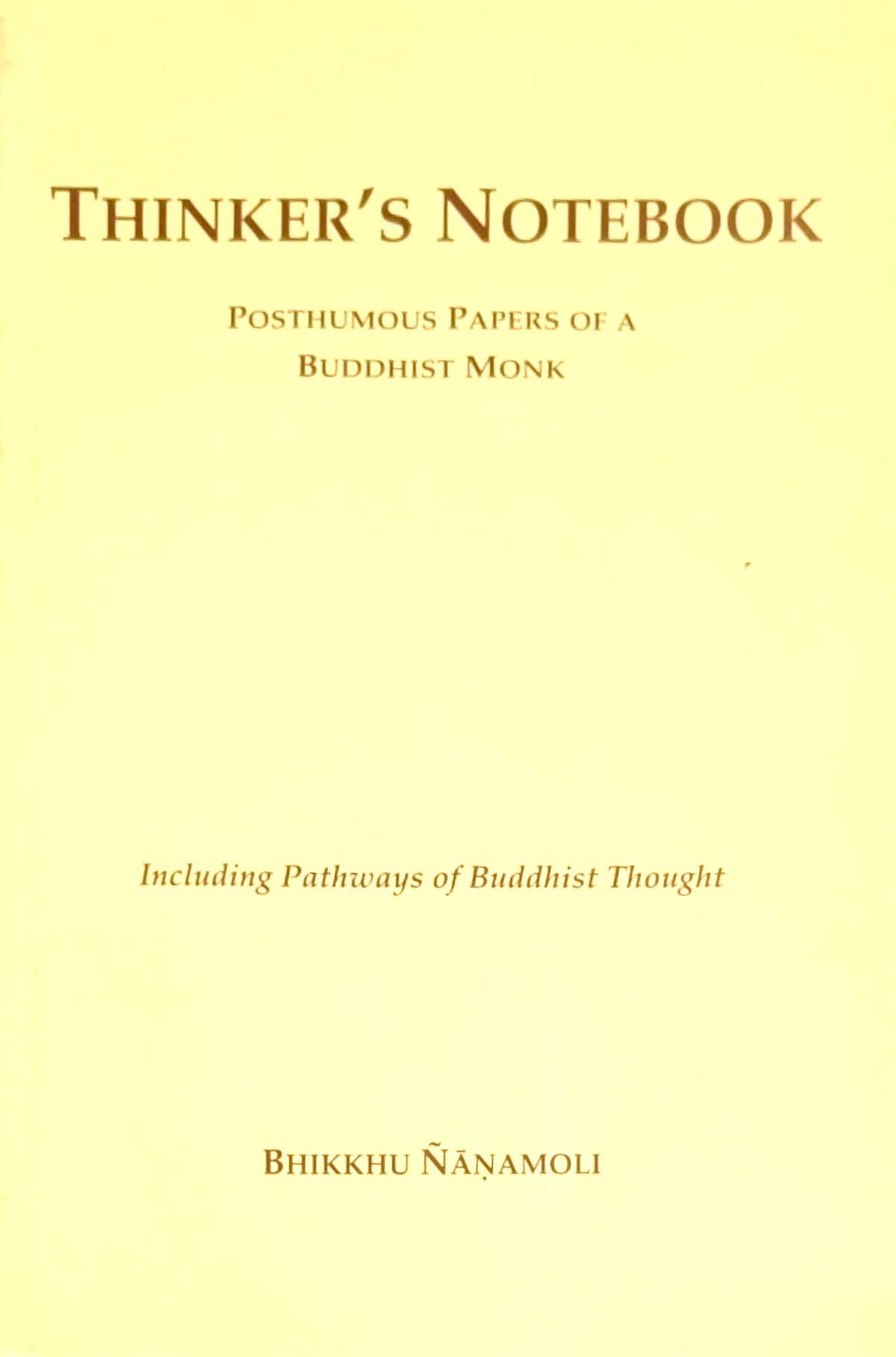 Thinker's Notebook