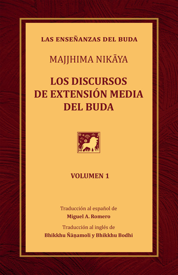 Majjhima Nikāya: Los discursos de extensión media del Buda (Middle Length Discourses of the Buddha - Spanish) — image 1 of 4