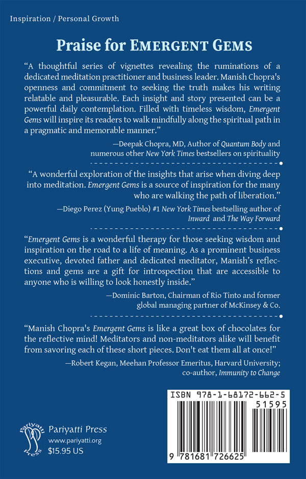 Emergent Gems by Manish Chopra, PhD (Pariyatti Edition) — image 2 of 2