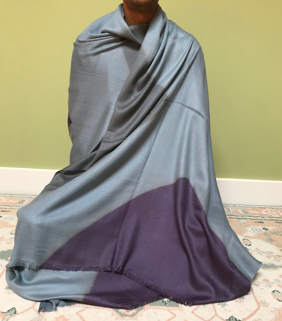 Mysterious Meditation Shawl - Tricolor (Multiple colors) — image 2 of 3